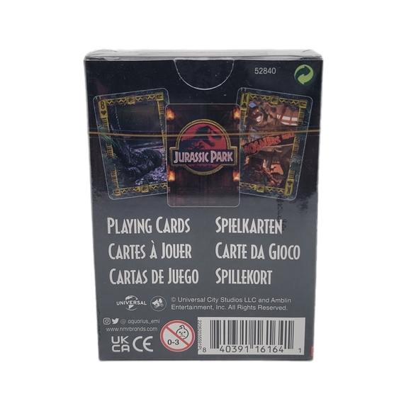 Jurassic Park Playing Cards x Aquarius 2022 - Picture 5 of 6
